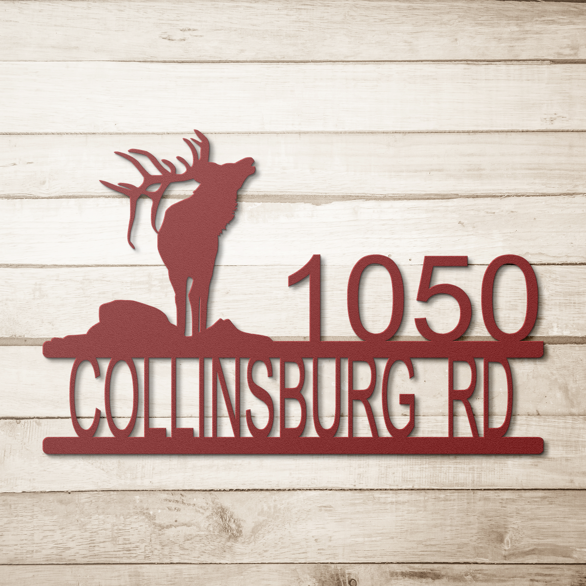 Bull_Elk_Address_Sign_Red_Simple_Wood_BKGD_Mockup.png