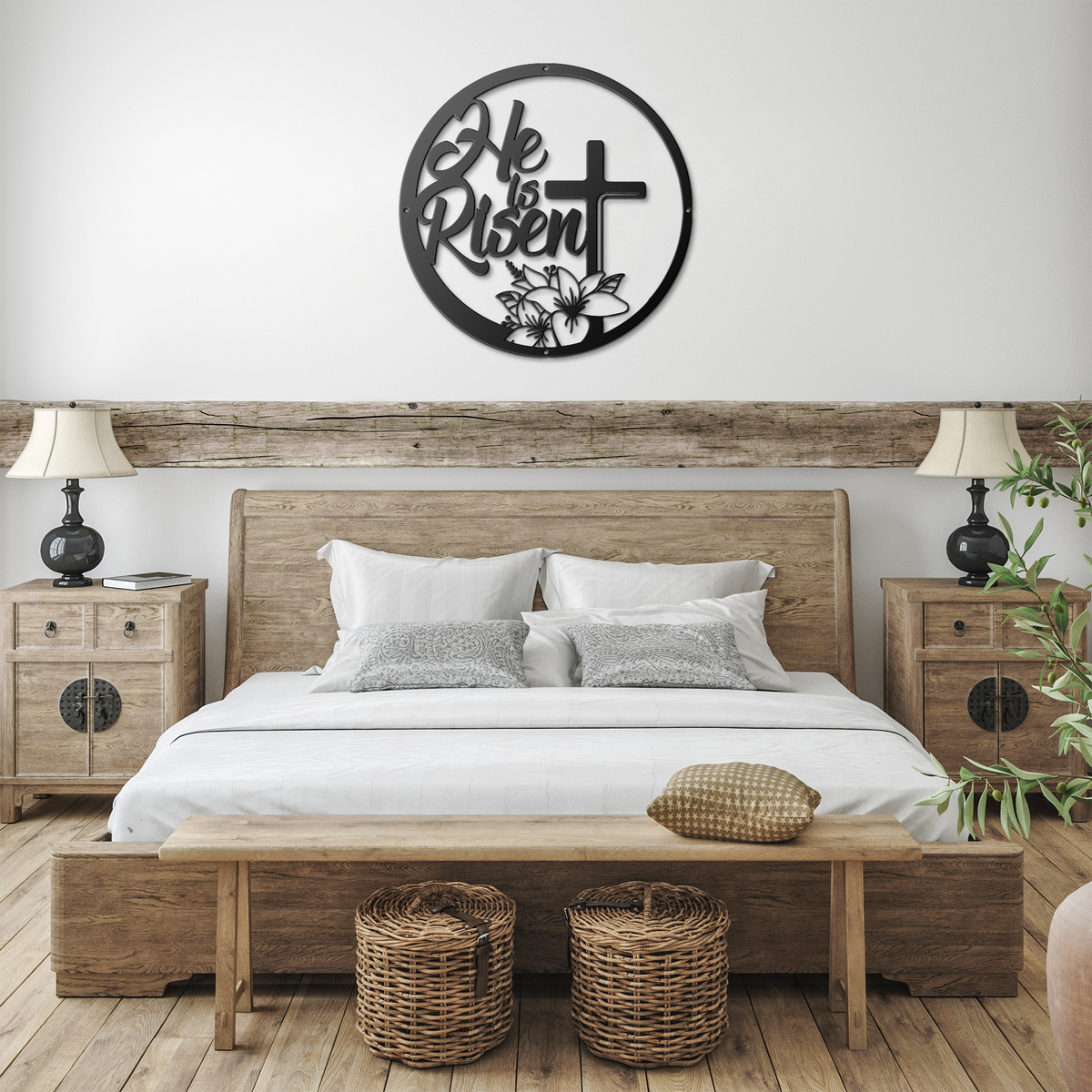He_Is_Risen_Black_Farmhouse_Bedroom_Mockup.png