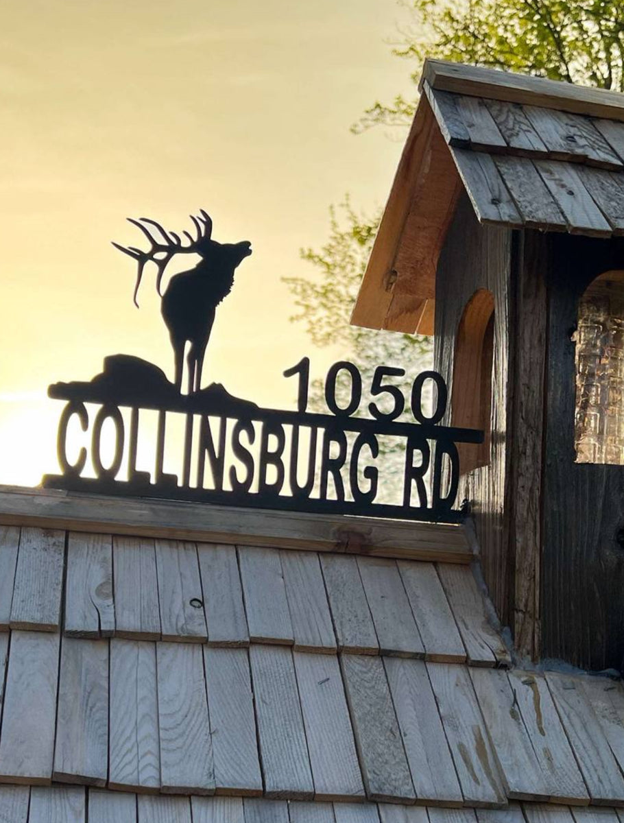 Bull Elk (Address Sign)