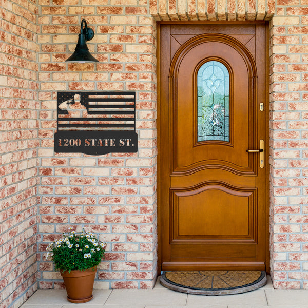 Military Address Sign