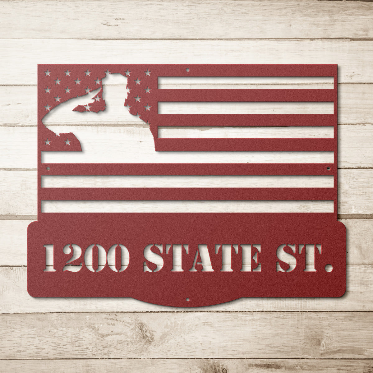 Military Address Sign