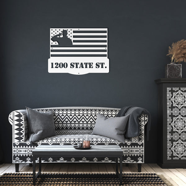 Military Address Sign