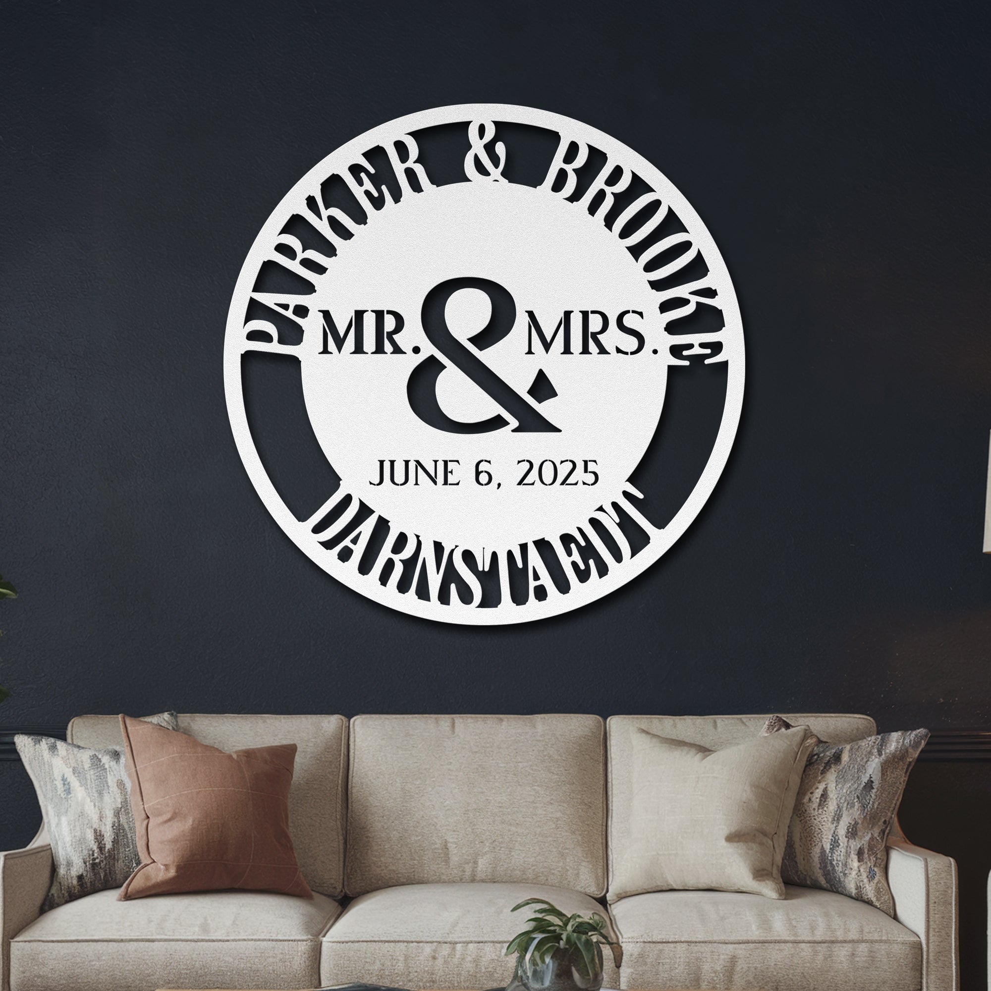 Newlywed (Wedding Sign) – Popping Metal Decor LLC