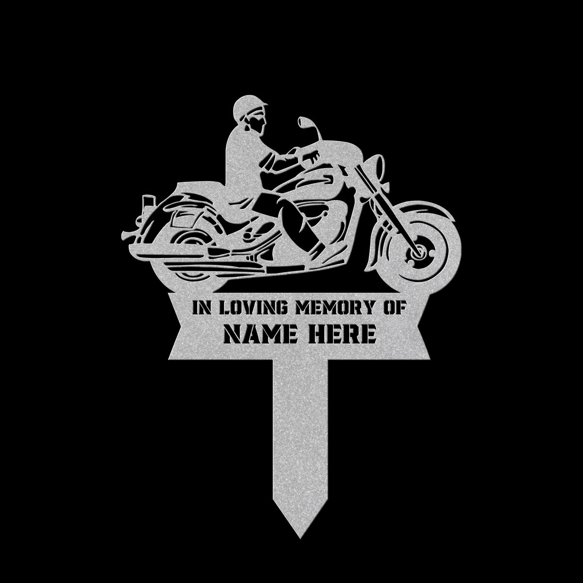 Motorcycle Memorial Sign