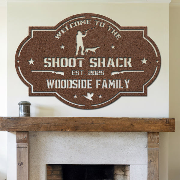 The Shoot Shack (Hunting Sign)