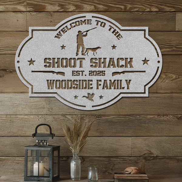 The Shoot Shack (Hunting Sign)