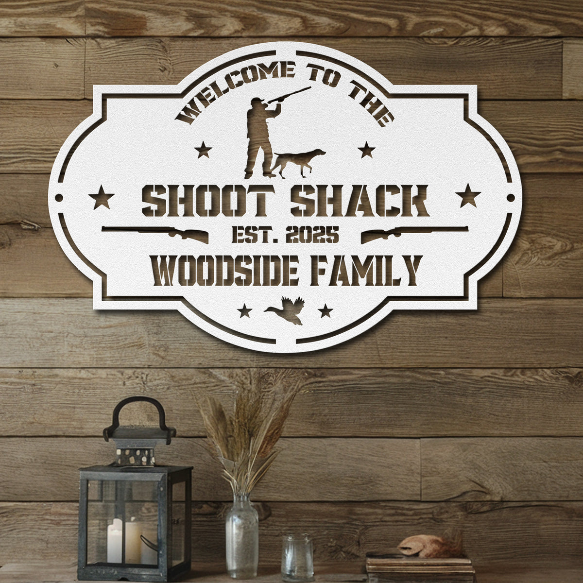 The Shoot Shack (Hunting Sign)