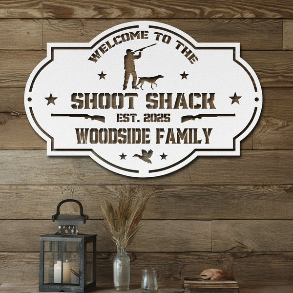 The Shoot Shack (Hunting Sign)